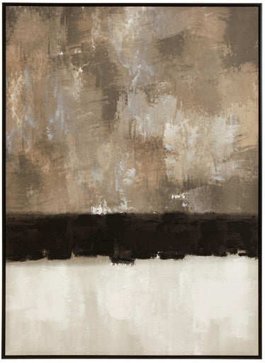Astratto Monochrome Textured Canvas Wall Art