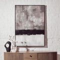Astratto Monochrome Textured Canvas Wall Art