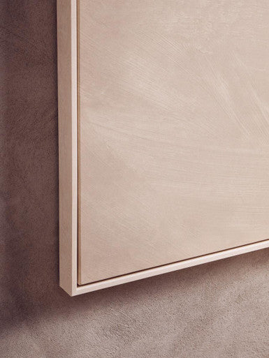 Astratto Canvas Natural & White Textured Plaster Wall Art