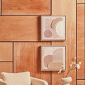 Astratto Set Of 2 Natural Textured Wall Art
