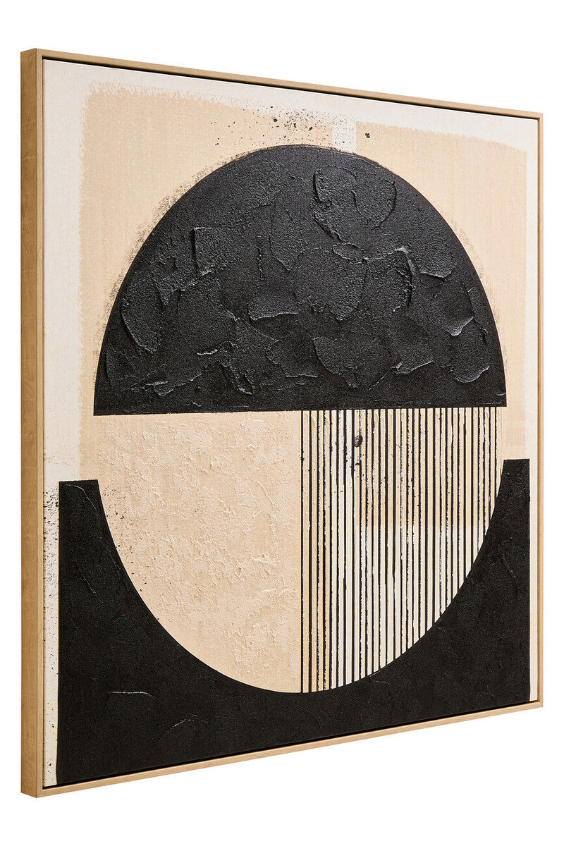 Astratto Black & Cream Wall Art