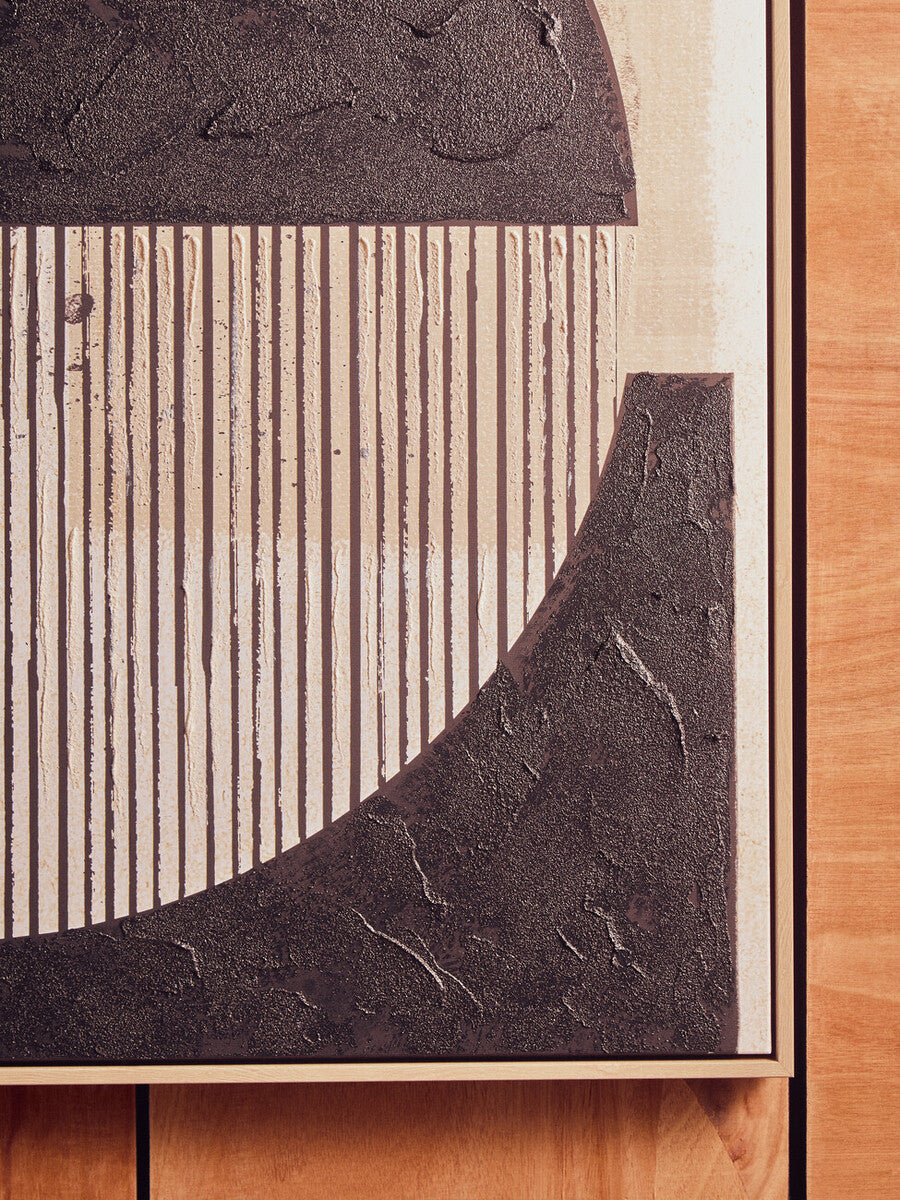 Astratto Black & Cream Wall Art