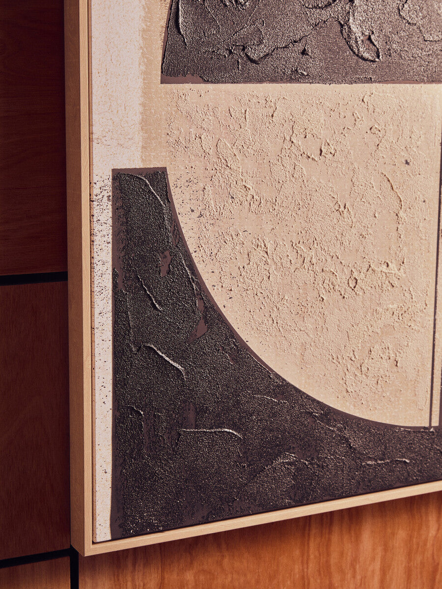 Astratto Black & Cream Wall Art