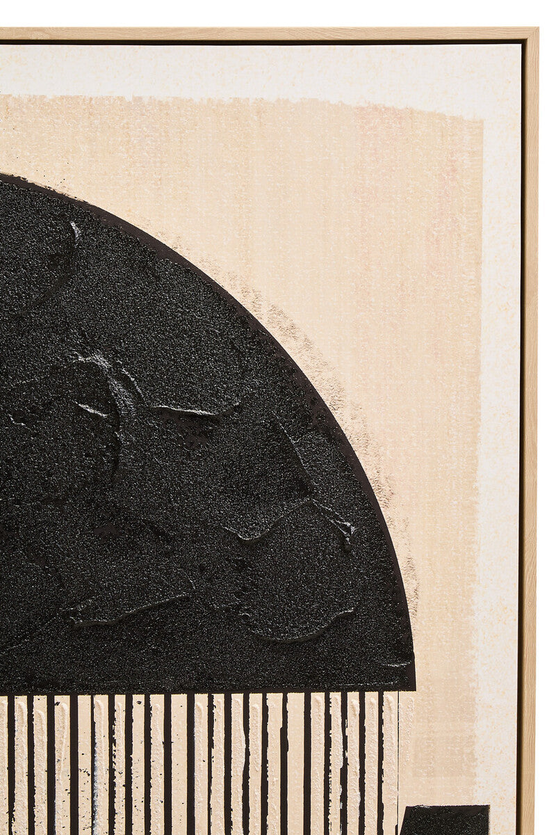Astratto Black & Cream Wall Art