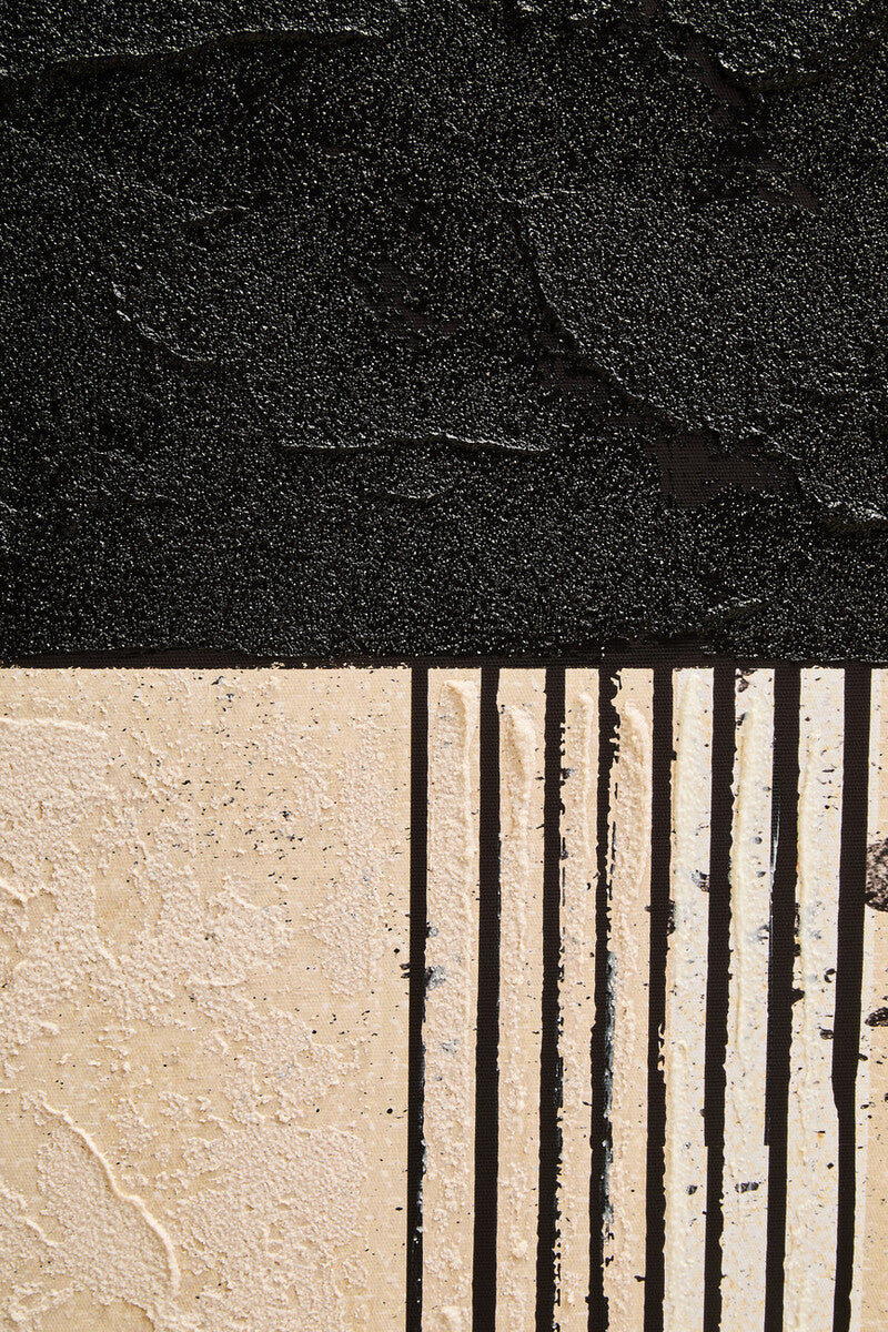 Astratto Black & Cream Wall Art