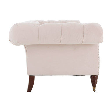 3 Seat Blossom Fabric Chesterfield Sofa, Suri
