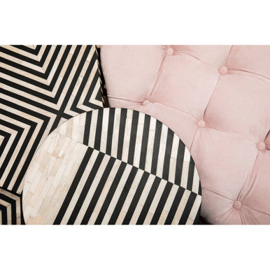 3 Seat Blossom Fabric Chesterfield Sofa, Suri