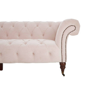 3 Seat Blossom Fabric Chesterfield Sofa, Suri