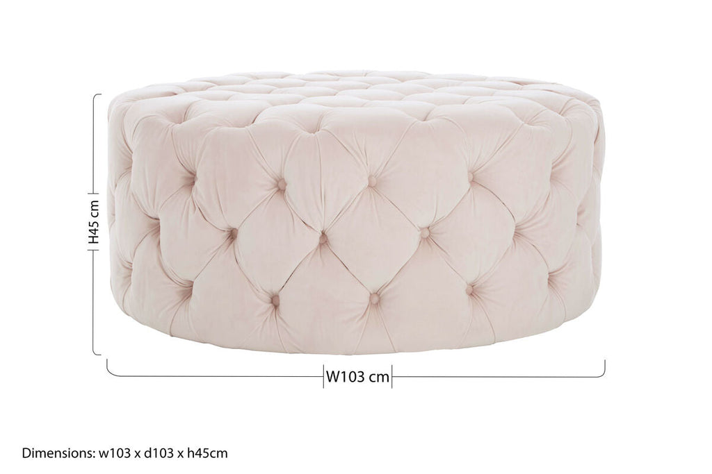 Suri Fabric Footstool