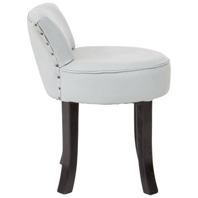 Kendari Grey Leather Rounded Chair