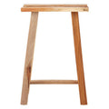 Kendari Teak Wood Brown Rustic Stool