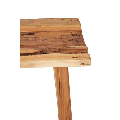 Kendari Teak Wood Brown Rustic Stool