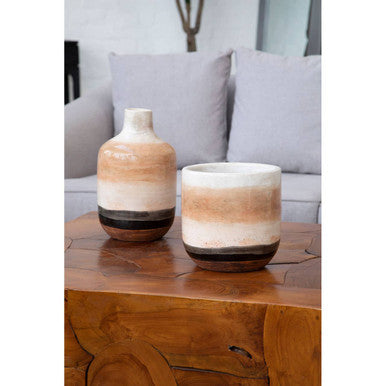 Brown Teak Wood Cuboid Coffee Table, Surak