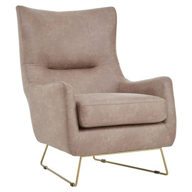 Henry Light Brown Leather Armchair