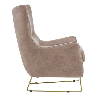 Henry Light Brown Leather Armchair