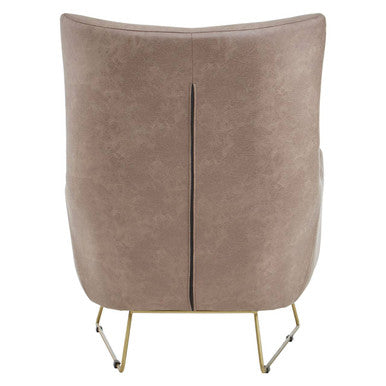 Henry Light Brown Leather Armchair