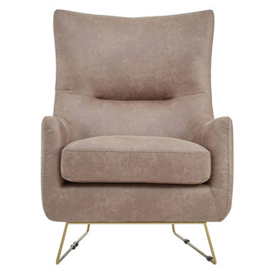 Henry Light Brown Leather Armchair