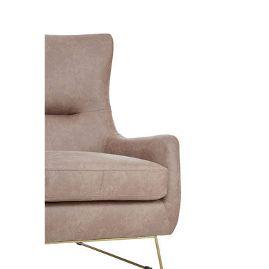 Henry Light Brown Leather Armchair