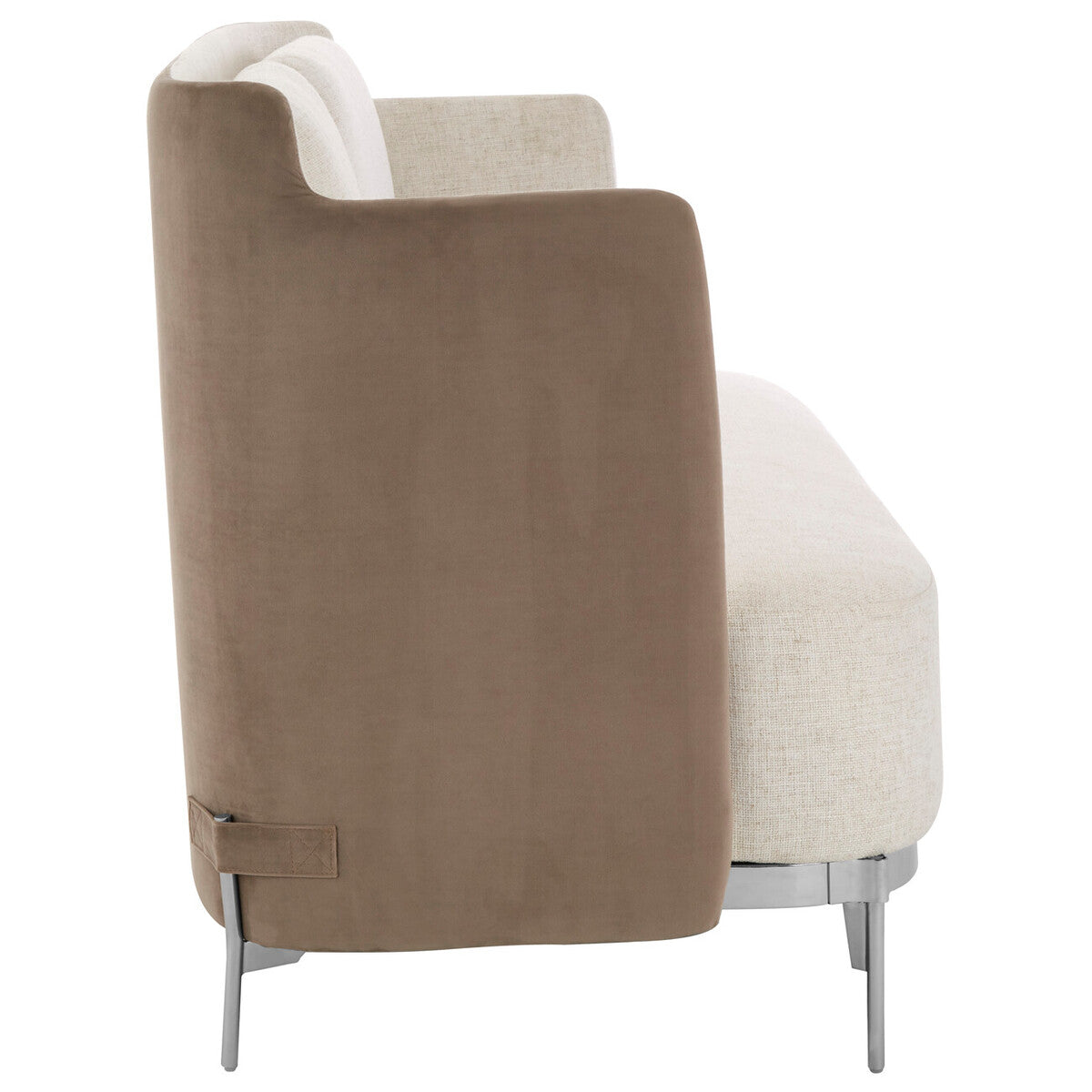 Piermount Ivory & Mink 2 Seat Sofa