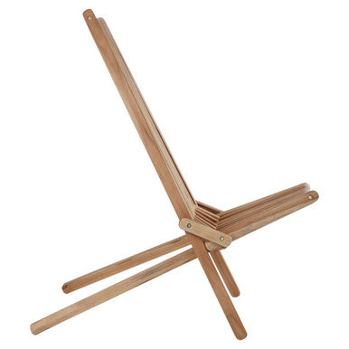 Manado Wooden Natural Contemporary Lounge Chair
