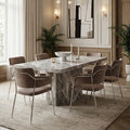 Tamzin Mink Velvet Dining Chair