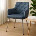 Tamzin Dark Grey & Chrome Dining Chair