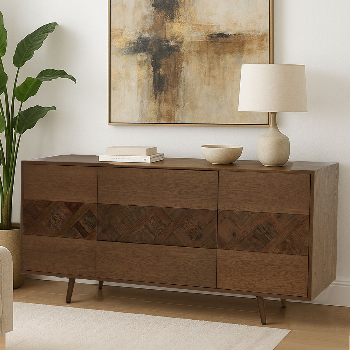 Salvar Oak & Elm Wood Sideboard