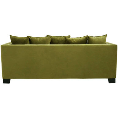 3 Seat Moss Velvet Sofa, Sofia
