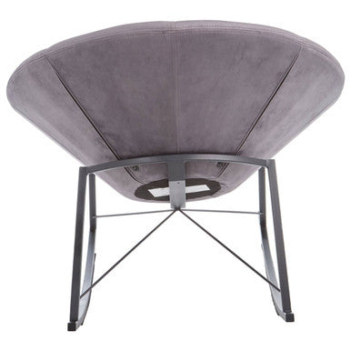 Arto Grey Conic Rocking Chair