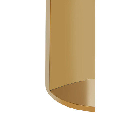 White Marble Round Side Table With Gold Metal Base, Carlox