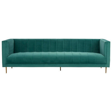 3 Seat Green Sofa, Otylia