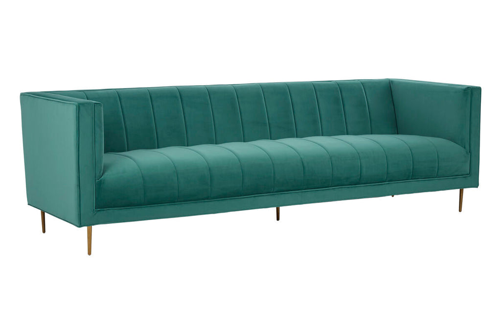 3 Seat Green Sofa, Otylia