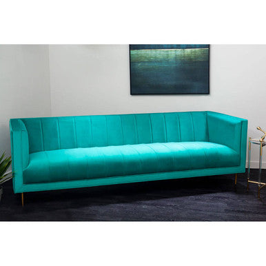 3 Seat Green Sofa, Otylia