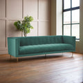 3 Seat Green Sofa, Otylia
