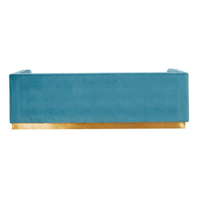 3 Seat Light Blue Sofa, Opal