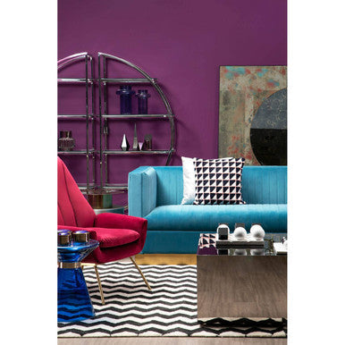 3 Seat Light Blue Sofa, Opal