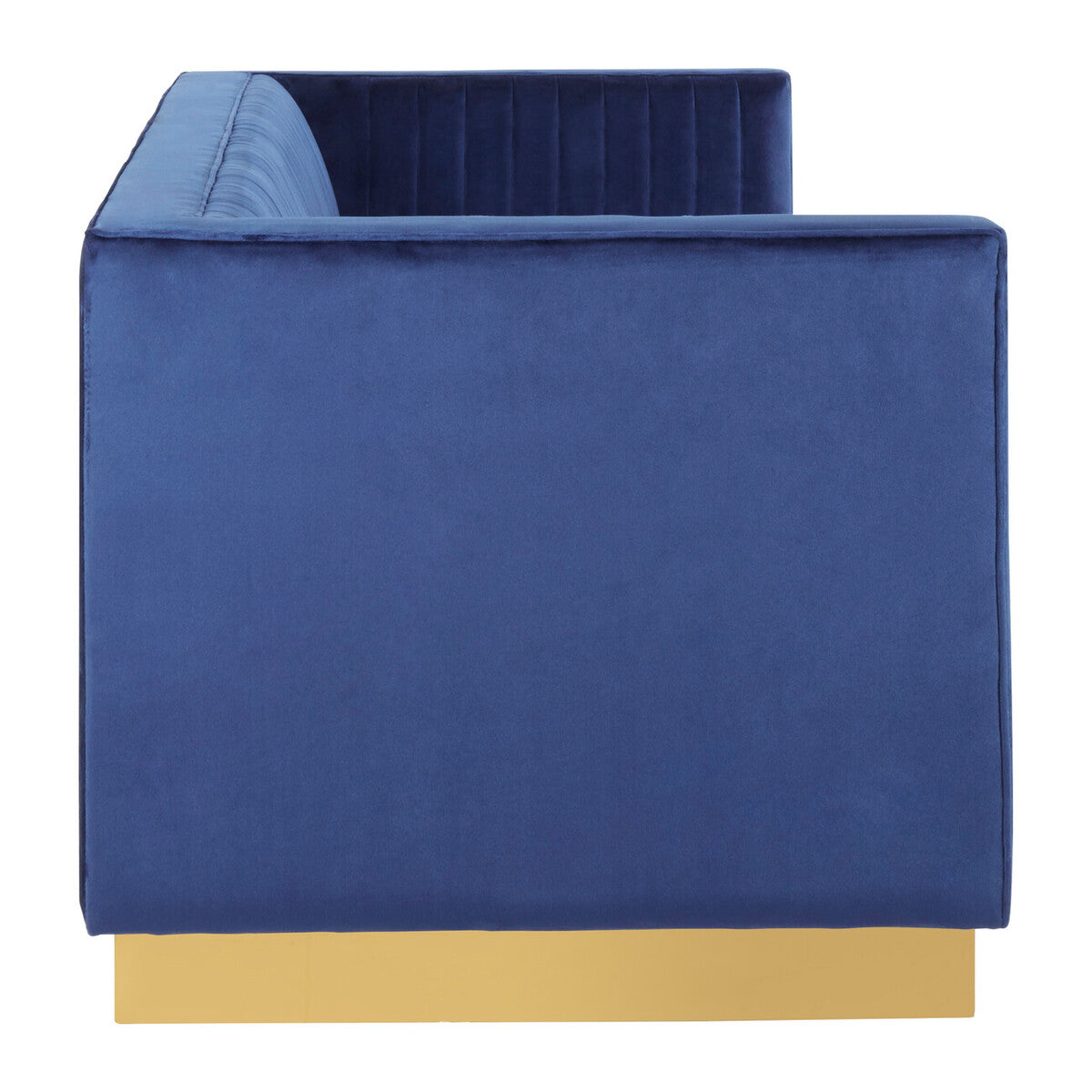 3 Seat Deep Blue Sofa, Opal