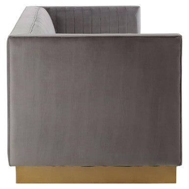 3 Seat Grey Sofa, Opal