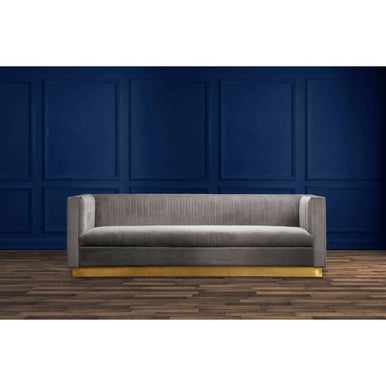 3 Seat Grey Sofa, Opal