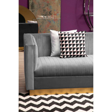 3 Seat Grey Sofa, Opal