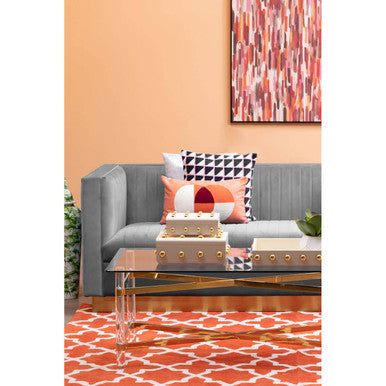 3 Seat Grey Sofa, Opal