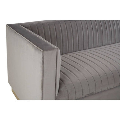 3 Seat Grey Sofa, Opal
