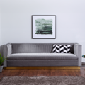 3 Seat Grey Sofa, Opal