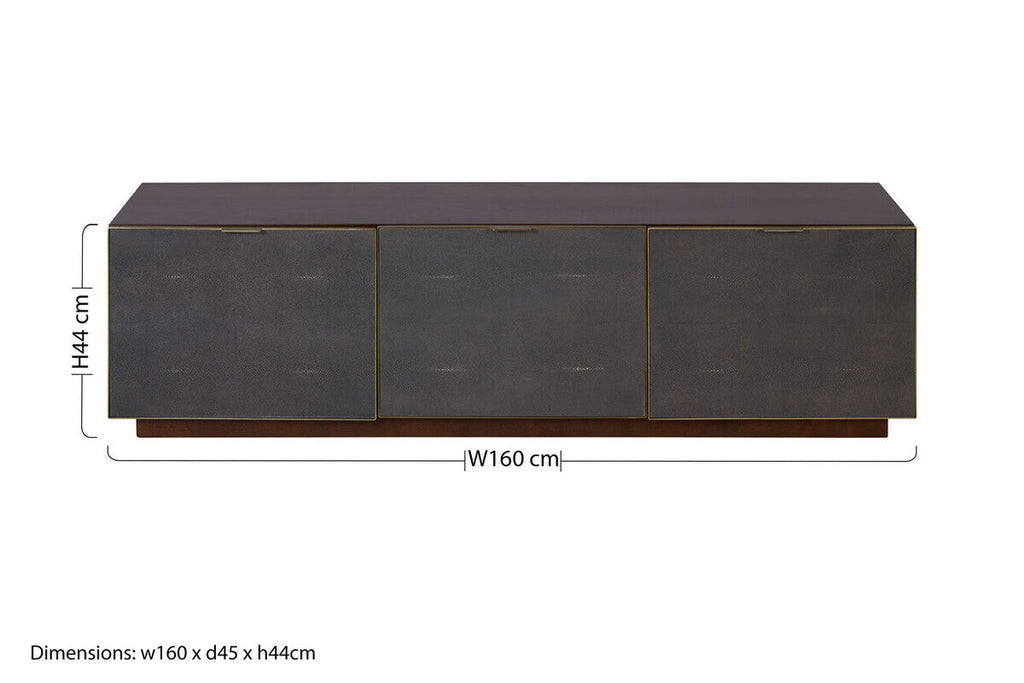 Kempton Walnut Media Unit