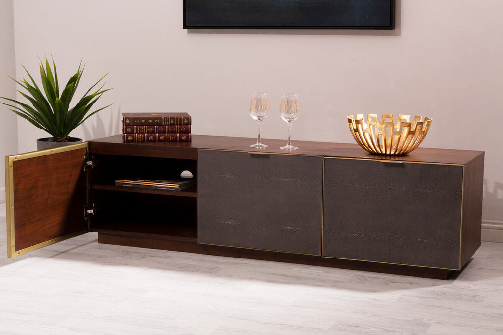 Kempton Walnut Media Unit