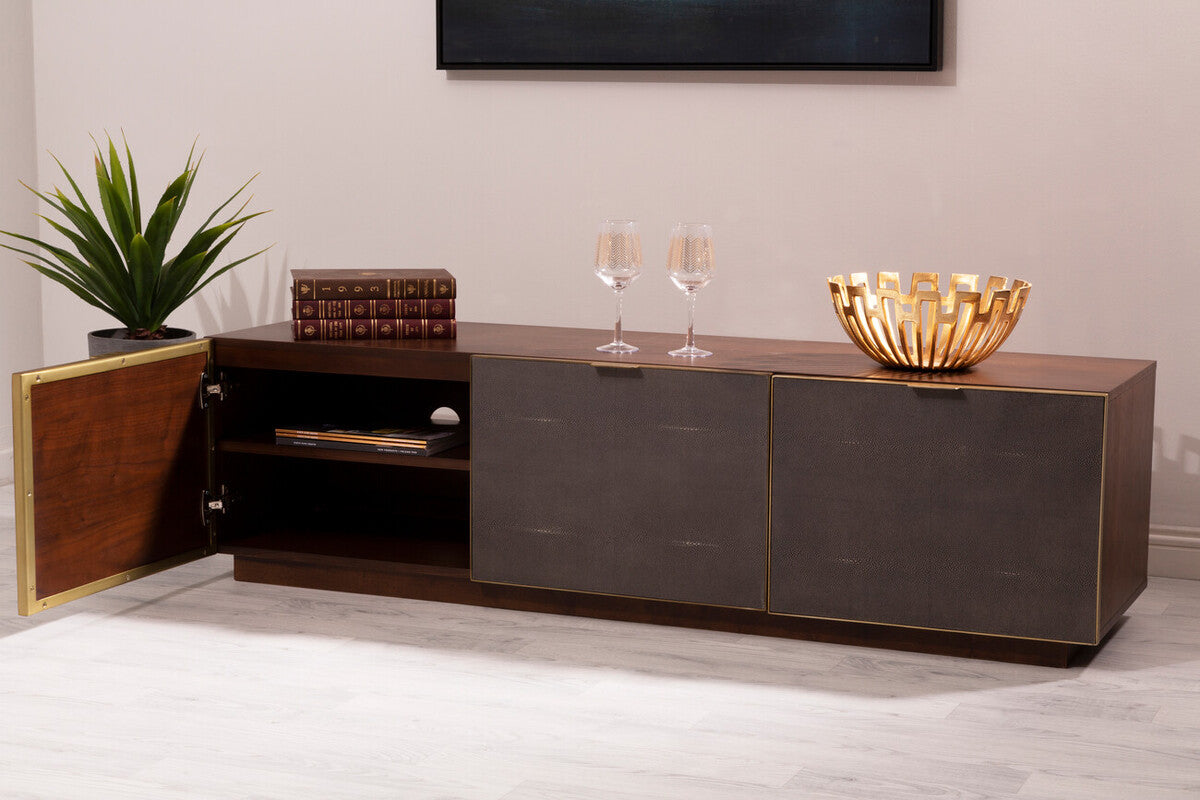 Kempton Walnut Media Unit
