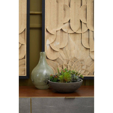 Dark Brown Shagreen Top Console Table With One Storage Drawers & Gold Iron Frame, Kempton