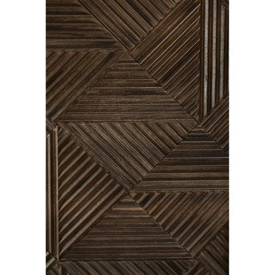 Saira Mango Wood Antique Brass Industrial Cabinet