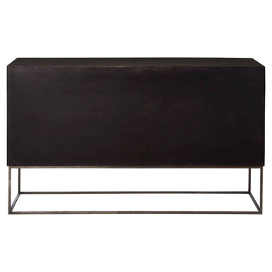 Saira Mango Wood Antique Brass Modern Sideboard