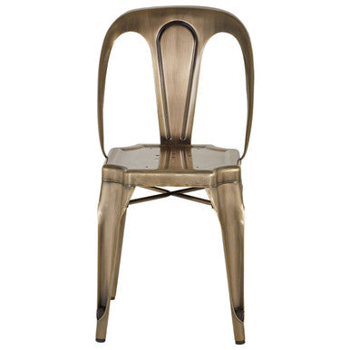 Grange Brass Metal Chair